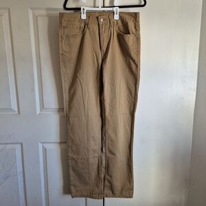 Levi's Tan 514 Straight-Leg Pants